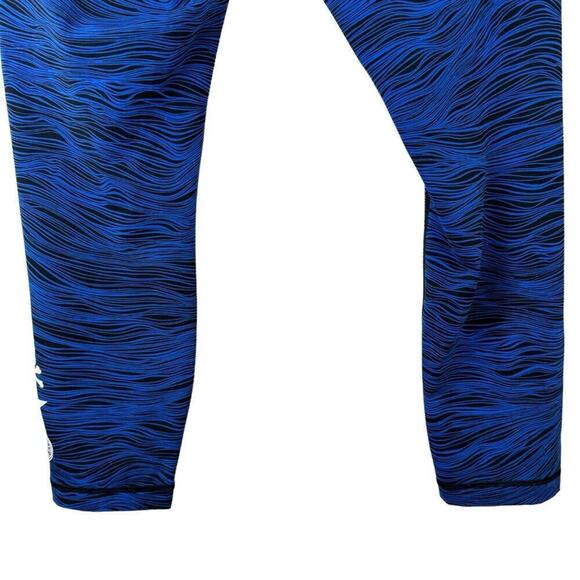 Lululemon x SoulCycle High Times Pant leggings in Life Lines Cerulean Size 12 - Picture 10 of 16